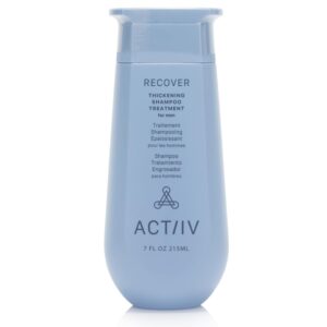 ACTIIV Recover Thickening Shampoo Treatment For Men | Supports the Appearance of Fuller, Healthier-Looking Hair, Supports Scalp Health, Plant-Based, Color-Safe, Vegan,All Hair Types