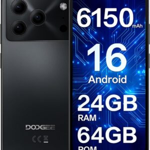 DOOGEE Note 56 Mobile Phones - Newest Android 16 Smartphone, 6150mAh, 6.56" 90Hz