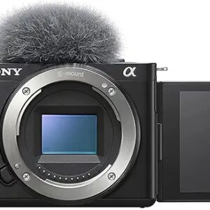 Sony ZV-E10 Mirrorless Vlog Camera (APS‑C Sensor, 4K Video, Flip Screen, Real-Time Eye AF, Ideal for Content Creators)