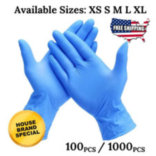 Medical Soft Max™ Nitrile Exam Gloves, 100 Count Latex-Free Powder-Free Non-Sterile Food Safe Disposable Glove, Blue