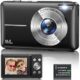 Digital Camera 1080P, 44MP FHD Compact Digital Camera, 16X Digital Zoom Portable Photo Camera with 2.4″ LCD Screen, 1 Battery, Vlogging Camera for Kids, Beginners