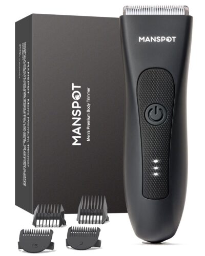 MANSPOT Manscape Groin & Body Hair Trimmer for Men, Electric Ball Pubic Trimmer Shaver