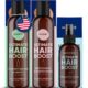 Moerie Mineral Shampoo and Conditioner Plus Hair Growth Spray Set – Ultimate Hair Care Pack – For Longer, Thicker, Fuller Hair – Volumizing Hair Care Products – Paraben & Silicone Free – 3 Products