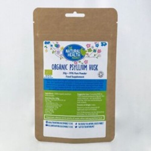 HealthAid Psyllium Husk, Fibre, 1000mg 60 Vegan Capsules