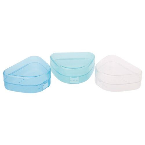 Orthodontic Retainer Denture Bath Mouthguard Storage Box For Case Tray Storage Box Bottle Spray Organizer Bask