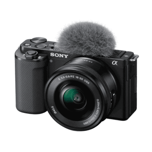 Sony ZV-E10L Mirrorless Vlog Camera with 16-50mm Lens (APS-C Sensor, 4K Video, Flip Screen, Real-Time Eye AF, Ideal for Content Creators)