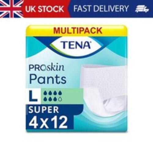 TENA Pants Super Large – 4 x Packs of 12 ( 48 Pants )
