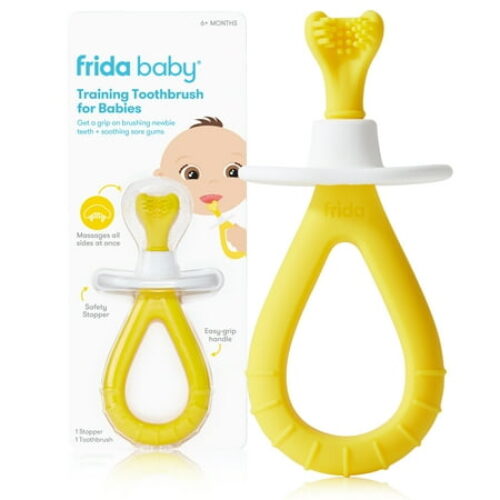 Frida Baby Training Toothbrush, Easy-Grip Handle